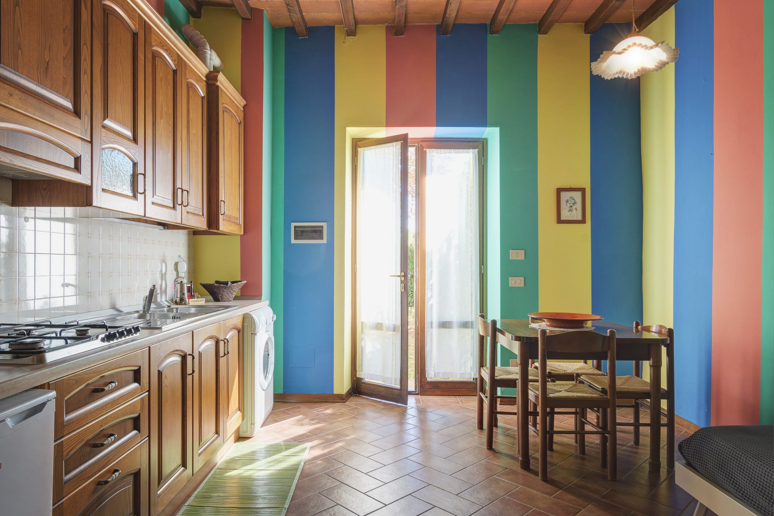 Appartamento Virgilio di Palazzo Gatteschi – vista panoramica sulle colline del Casentino